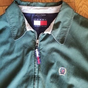 Tommy Hilfiger Green Vintage Bomber